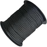 Paracord 2 Mm Paraş&uuml;t Ipi 10 Metre siyah -Tek Ebat