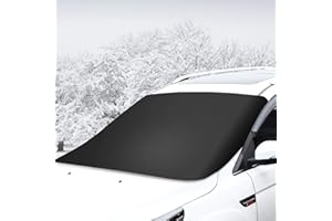 RUILONGHAI Winter Snowblock, Car Windscreen Snow Blanket, Car Windscreen Cover, Winter Windscreen Dust UV Protection Visor Folding Cover