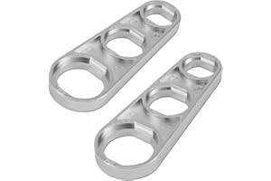 NQEUEPN 2szt Klucz Do Napowietrzacza Kranu, Wielofunkcyjny Klucz do Napowietrzania Kranu 6 Rozmiarów 16/18/20/22/24/28 mm Narzedzie do Demontaz Kluczy do Napowietrzania Zlewu do Kuchni i Lazienki