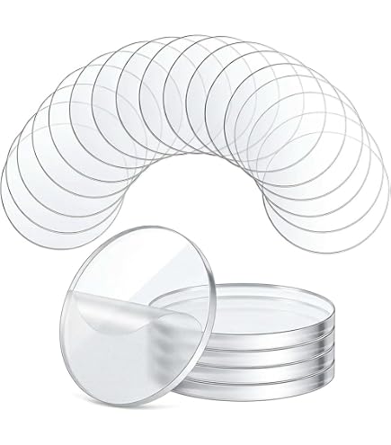 BCOMFY 25mm 30mm 40mm 45mm 50mm 60mm Disque Acrylique Transparent Miniatures de Jeu Bases Rondes en Plastique for Porte-Figurine Wargames (Color : 100mm 5pcs BCOMFY 25mm 30mm 40mm 45mm 50mm 60mm Disque Acrylique Transparent Miniatures de Jeu Bases Rondes en Plastique for Porte-Figurine Wargames (Color : 100mm 5pcs