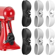 Organizzatore Di Cavi Da Cucina 6 Pezzi – Clip A Farfalla In Silicone TPR Con Adesivo 3M, Per Elettrodomestici