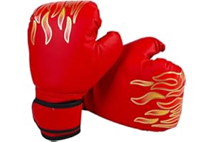 Hwtcjx Boxhandschuhe für Kinder, Junior Sparring Gloves, Boxing Gloves, Kinderboxhandschuhe, PU Boxhandschuhe, Junior Sparringhandschuhe, Altersgruppe 3-12 Jahre, Boxtraining