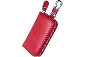 LTLSZRN Portachiavi in Pelle Per Uomo e Donna,Portachiavi Pelle Borsellino Portachiavi,Portachiavi Borsa Unisex Portafoglio Chiave Auto Portafogli con 6 Gancio