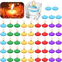 Candele Galleggianti 36 Pezzi - Bianche, Rosa, Rosse | Paraffina Senza Fumo, 3.8x1.5 Cm - Foto 3