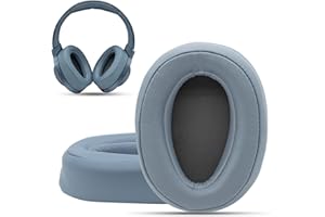 Krone Kalpasmos Nauszniki do Sony WH-H900N, kompatybilne ze słuchawkami Sony MDR-100ABN poduszka nauszna, miękka pianka z pamięcią kształtu, zamiennik zestawu słuchawkowego Sony, część naprawcza (jasnoniebieskie)