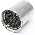 Auspuff Motorrad DB Killer,5 cm Außendurchmesser x 7,2 cm Länge, Edelstahl, Universeller Motorrad Schalldämpfer Auspuffrohr,4