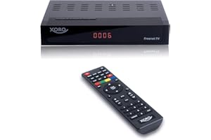 XORO DVB-C FullHD Receiver HRT 8770 Twin do cyfrowej telewizji kablowej, dwie części odbiorcze, PVR Ready, Timeshift, odpowiedni dla wszystkich dostawców kabli