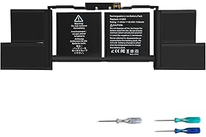 ASUNCELL A1953 Laptop Battery for MacBook Pro 15-inch model A1990(Mid 2018, Mid 2019), EMC 3215 EMC 3359 Touch Bar MV902LL/A MV912LL/A MV922LL/A MV932LL/A MV942LL/A MV952LL/A, 11.4V/83.6Wh