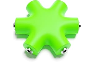 ExcelValley - Divisor Cable Parche Mono - TS 3,5mm 1/8" - Modular Synth Eurorack - Verde