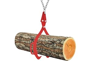 FUROMG Pince forestière, pince à dos, crochet, pince de levage, 1000 kg, pince à bois, pince de levage, pince de levage, pince de rangement, pince à bois, pince de rangement, pince à bois, pince de