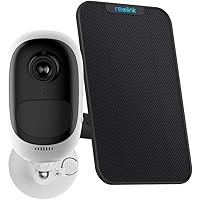 Reolink Akku Überwachungskamera Aussen, WLAN IP Kamera Argus Pro mit Solarpanel, 2,4GHz WiFi, 1080p HD, PIR…