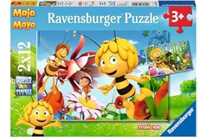 RAVENSBURGER SPIELEVERLAG Biene Maja auf der Blumenwiese 2 X 12 Teile
