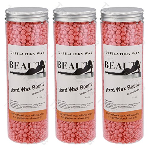Anmas Home Strawberry No Strip Hair Removal Hard Wax Beans Depilatory for Man and Woman for Men & Women - Image 11