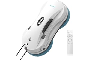 iDEEBO Window Cleaning Robot, Window Robot with Automatic Water Jet, Intelligent Navigation, Electric Window Cleaner Robot for Indoor and Outdoor Windows, Glass, Tiles