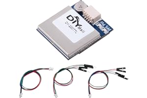 Geekstory Módulo receptor GPS DY-220 Dual GPS Glonass Módulo de navegación TTL Nivel 9600bps con antena activa Flash integrado para aviones Arduino FPV, reemplaza BN-220 GPS