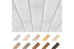 HEXIM pannelli per soffitto in XPS 100x16,7cm - rivestimento moderno del soffitto in plastica di polistirolo (2 metri quadrati P-02) pannelli per pareti adatti a stanze umide