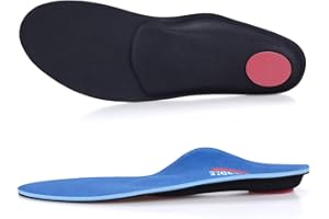 ‎VALSOLE VALSOLE Orthopädische Einlegesohlen Für Damen & Herren Hohe Fußstütze Weiche Funktionelle schuheinlagen Insert für Plattfüße, Plantar Fasciitis, Fußschmerz