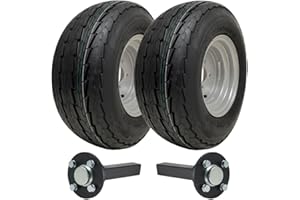 PARNELLS 20.5x8.00-10 Trailer Kit High Speed Road Legal Wheels + Hub & Stub Axle 750kgs