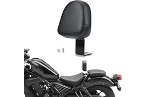 GYMARK Respaldo de conductor de motocicleta Sissy Bar Pad para H-onda Rebel CMX 300 500 2017-2023 Accesorios de respaldo de asiento de motociclista