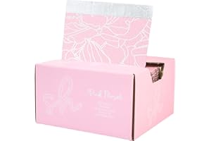 SIMPLY HAIR Extra breite Pop-Up-Haarfolie, Friseurfolie für Highlighting und Balayage, 500 vorgeschnittene und vorgefaltete Blätter, 12,7 cm x 27,9 cm, geprägte Folie mit Flamingo-Druck-Design. (Pink Floral)