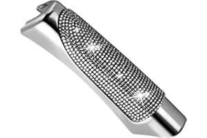 JSCARLIFE Bling Car Handbrake Cover,Universal Car Handbrake Cover Glitter Diamond Hand Brake Decoration Protective Sleeve Accessories Interior Styling c overfor Auto Trucks