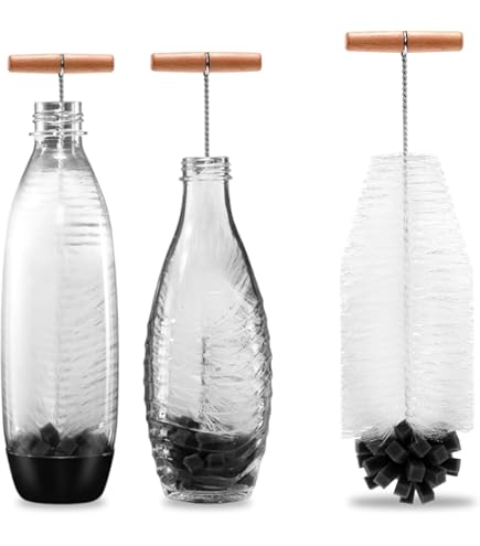 Set Spazzole Per Bottiglie - 3 Pezzi, Per Pulizia Biberon, Thermos, Bottiglie Sportive E Tazze - Foto 2