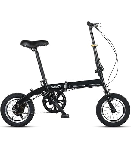 Bicicletta Pieghevole In Acciaio Alto Carbonio LINCYS - Portata 100 Kg, Piegatura Rapida, Sella Regolabile, Pneumatici Antiscoppio, Ideale Per Pendolari E Uscite All'aperto