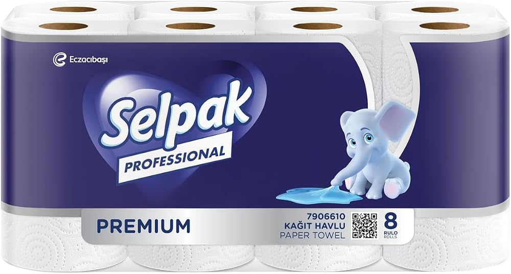 Selpak Professional Premium Havlu Kağıt, 8 Rulo