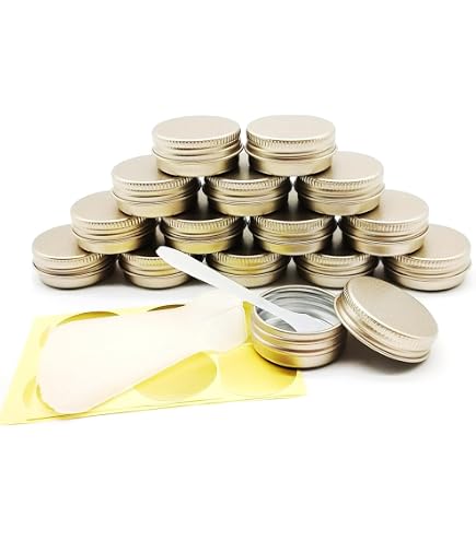Xindojuz Mini-Aluminiumdosen – 6er Set, 5 X 2,5 X 1 Cm, Mit Deckel, Für Lippenbalsam, Schmuck, Basteln & Aufbewahrung