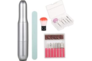 LAYHOU Nagelfräser, 11 In 1 Maniküre Set Elektrisch Professionell,einstellbare Drehgeschwindigkeit USB tragbares Nagelfräser Set,Geeignet für Anfänger und Profis