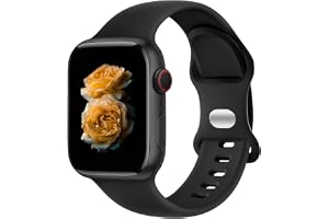 Sportarmband i silikon Compatible with Apple Watch Dam & Herr 38/40/41/42/44/45/46/49mm – Mjukt, vattentåligt sportarmband för iWatch Ultra3/2/1 SE3/2/1 Series11/10/9/8/7/6/5/4/3/2/1