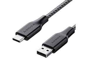 Ambrane Unbreakable 3A Fast Charging 1.5m Braided Type C Cable for Smartphones, Tablets, Laptops & other Type C devices, 480M