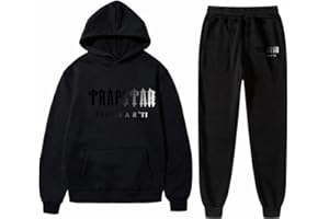 FUXINGHUAYA 2 Piezas Chándal Trapstar Niño Chandal Niños Otoño Invierno Sudadera con Capucha y Jogger Pantalones Niños Conjunto de Ropa Deportiva para 2-15 Años