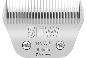 BESTBOMG Dog Grooming Replacement Blade Compatible with Andis/Wahl/Oster Dog Clippers (5FW)