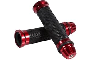 BONNOEUVRE Manopole moto, 1 Paio Universale 7/8" Motociclo Manopole Motocicletta Manubri Alluminio