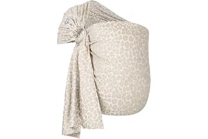 Hoppediz Ring-Sling, Baby-Tragetuch ab Geburt, 100% kbA-Baumwolle, Design Kigali