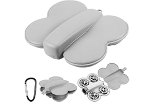 Starvortex Carry Case for DJI Neo, 73g Plastic Storage Case, Protective Case Accessories for DJI Neo, Anti-Collision Anti-Scratch with a Hiking Buckle (Gray)