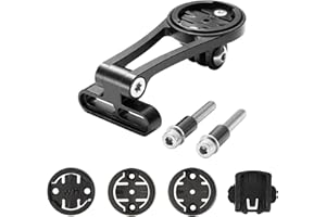 CEMYDEYO Verstellbare GPS Fahrrad Computer Halterung,Fahrrad Halterung Aluminiumlegierung,Kompatibel für Garmin Edge, Wahoo Elemnt, Bryton, Cateye, GoPro-Kamera und Lampe