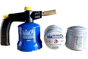 Pack CEVAL France Lampe à souder PRO 200 Piezzo + 2 Cartouches 190g