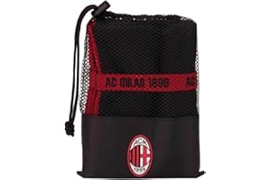 ACM 1899 AC Milan AC Milan Wielofunkcyjny ręcznik z mikrofibry, na plażę, do podróży i sportu, oficjalny produkt