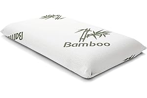 ‎SIEBENSCHLÄFER Siebenschläfer Orthopädisches Nackenstützkissen - Kopfkissen aus druckausgleichendem Visko-Gelschaum (Memory Foam) mit Bamboo-Bezug - Kissen in 72 x 42 cm - Höhe 15 cm