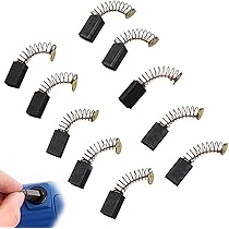 PATIKIL Carbone Brosses 20x7x5mm Pour Électrique Moteurs Alimentation Outil Meuleuse Angulaire Table Scie Rechange Pièce Réparation, 4 Paquet