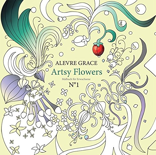 Preisvergleich Produktbild Artsy Flowers: Malbuch für Erwachsene