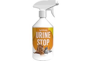 Petsly Dog & Cat Urine Repellent Spray - Stop Cat Urinating in House, Stop Dogs Urinating in House, Urine Stop for Dogs, Urine Stop for Cats, Cat Repellent, Dog Repellent Spray, Made in Germany, 500ml
