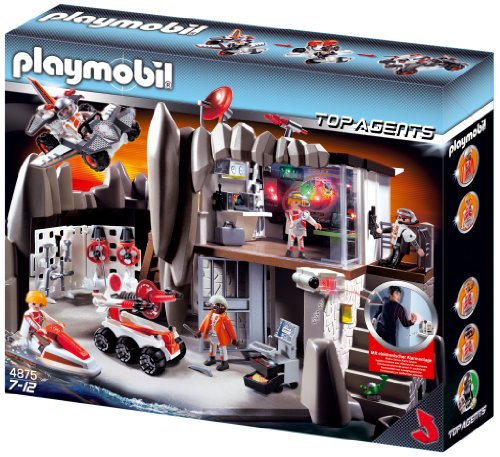 Imagen 4 de Playmobil - Cuartel General de Agentes Secretos con Sistema de Alarma (4875)