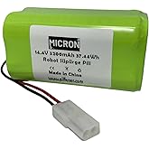 Micron Mi Vacuum Mop 2in1 Essential Akıllı Robot S&uuml;p&uuml;rge Bataryası (MJSTG1) 14.4v 3200 Mah Pil Y&uuml;ksek Kapasite 1.5 Kata Kadar