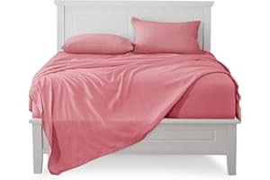 FARFALLAROSSA Lenzuola Singolo Completo, Materiale 100% Puro Cotone, Lenzuola e 1 Federa da Letto, Biancheria da Letto Made In Italy, cipria