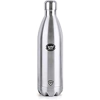 Cello Swift Stainless Steel Double Walled Hot and Cold Flask, 350ml, Silver