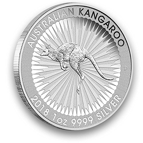 Preisvergleich Produktbild Silbermünze Australien Känguru - 2018 - 1 Unze - prägefrisch - einzeln in Münzkapsel verpackt