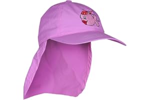 IQ-UV IQ-Company Candyfish Casquette pour Enfant avec Pare-Soleil sur la Nuque Protection UV 200 Motif Poisson Turquoise Turquoise Taille Unique